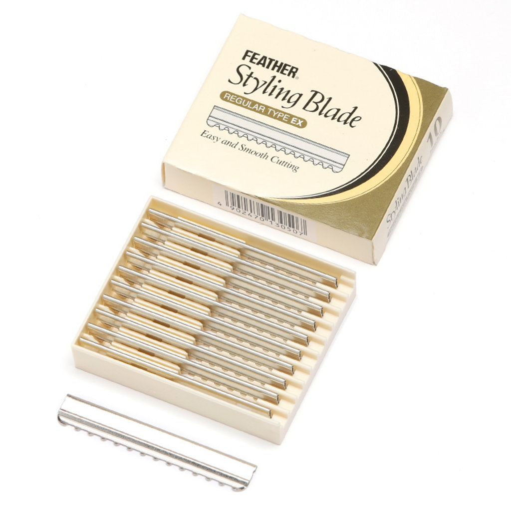 Feather 10 Styling Razor Blades Regular