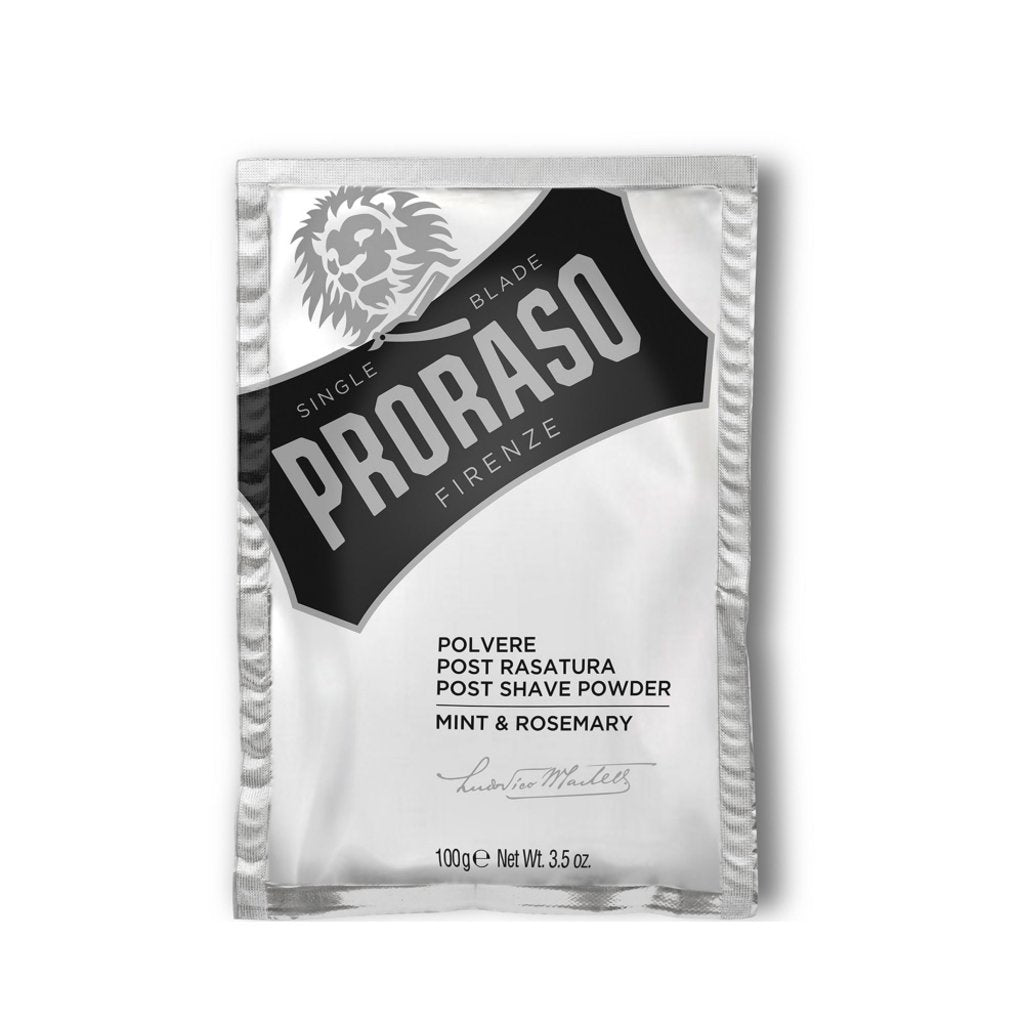 Proraso 6stuks - Poeder voor na het scheren Mint & Rozemarijn 100g