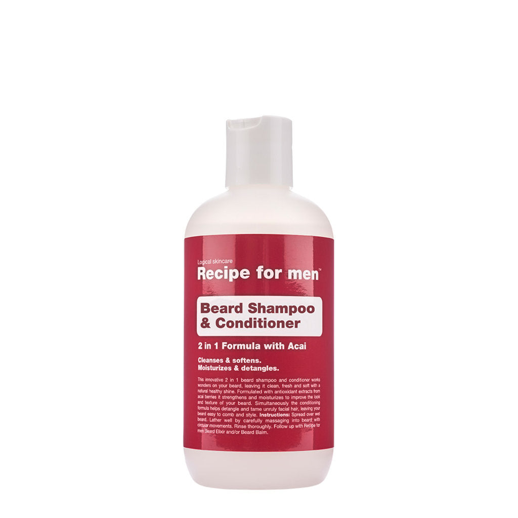 Recipe for Men Baard Shampoo & conditioner 250ml