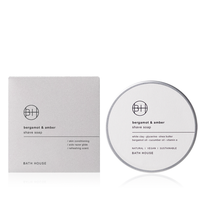 Bath House Bergamot & Amber Scheerzeep 200g