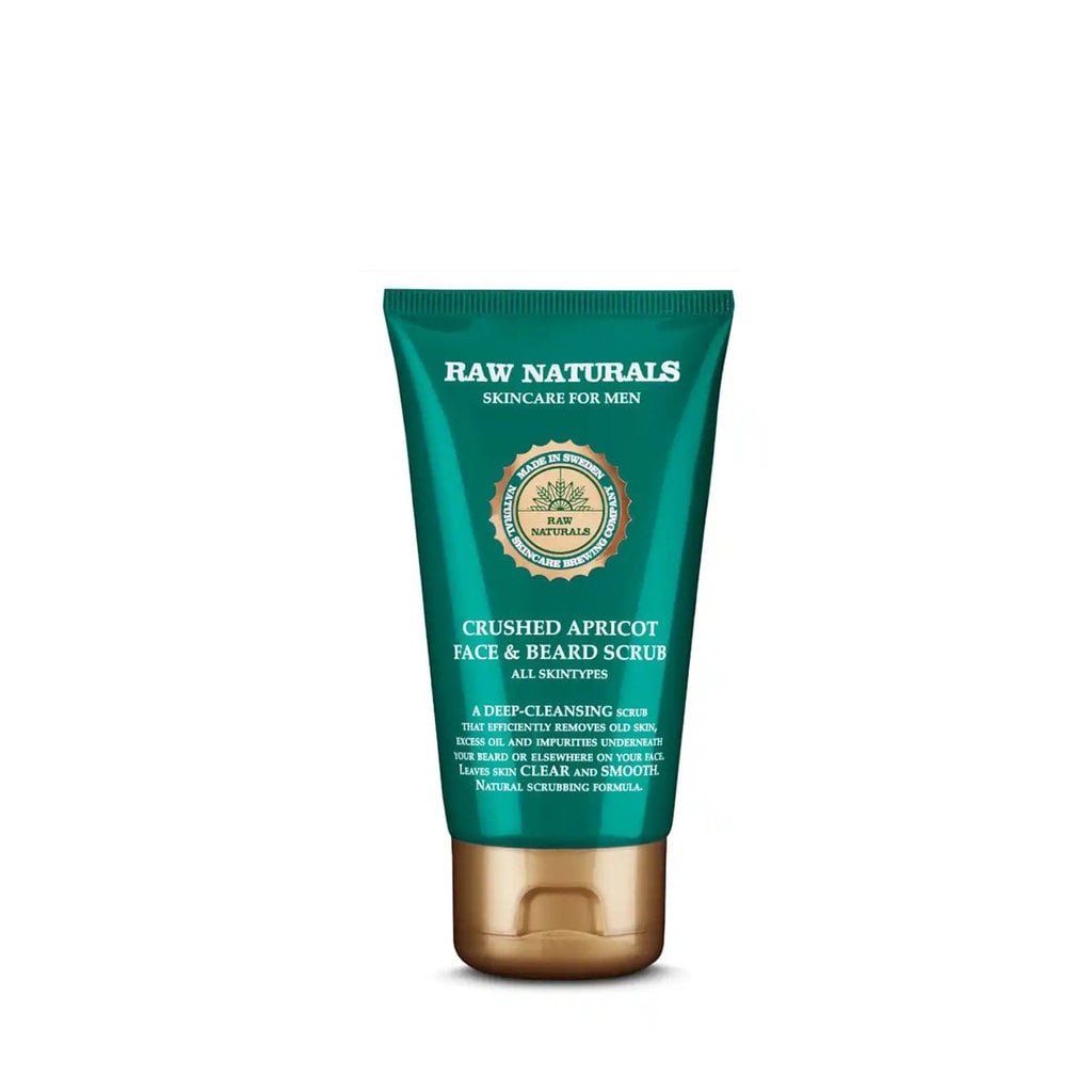 RAW Naturals Crushed Apricot Face & Beard Scrub 75 ml