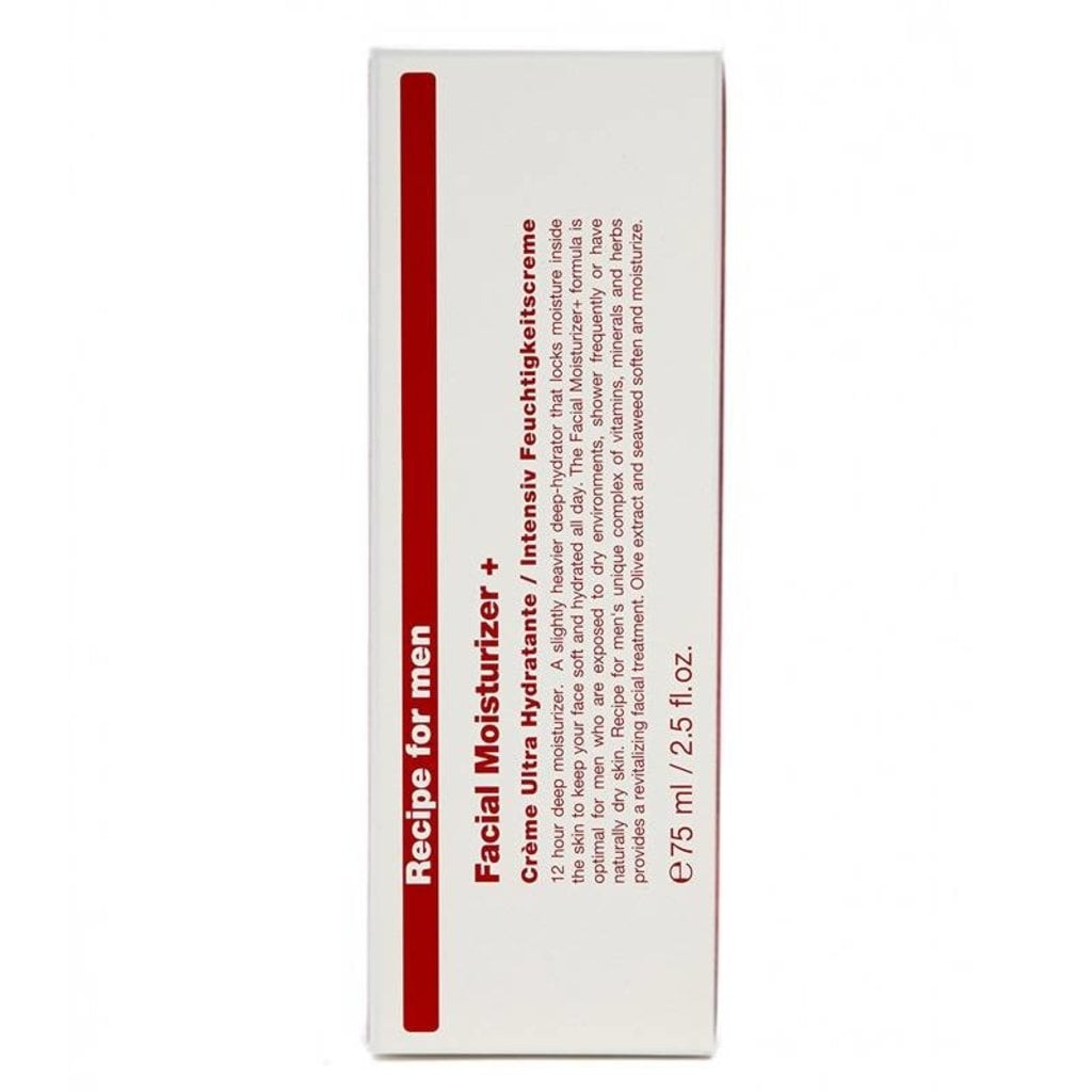 Recipe for Men Facial Moisturizer+ 75ml, tweede productfoto