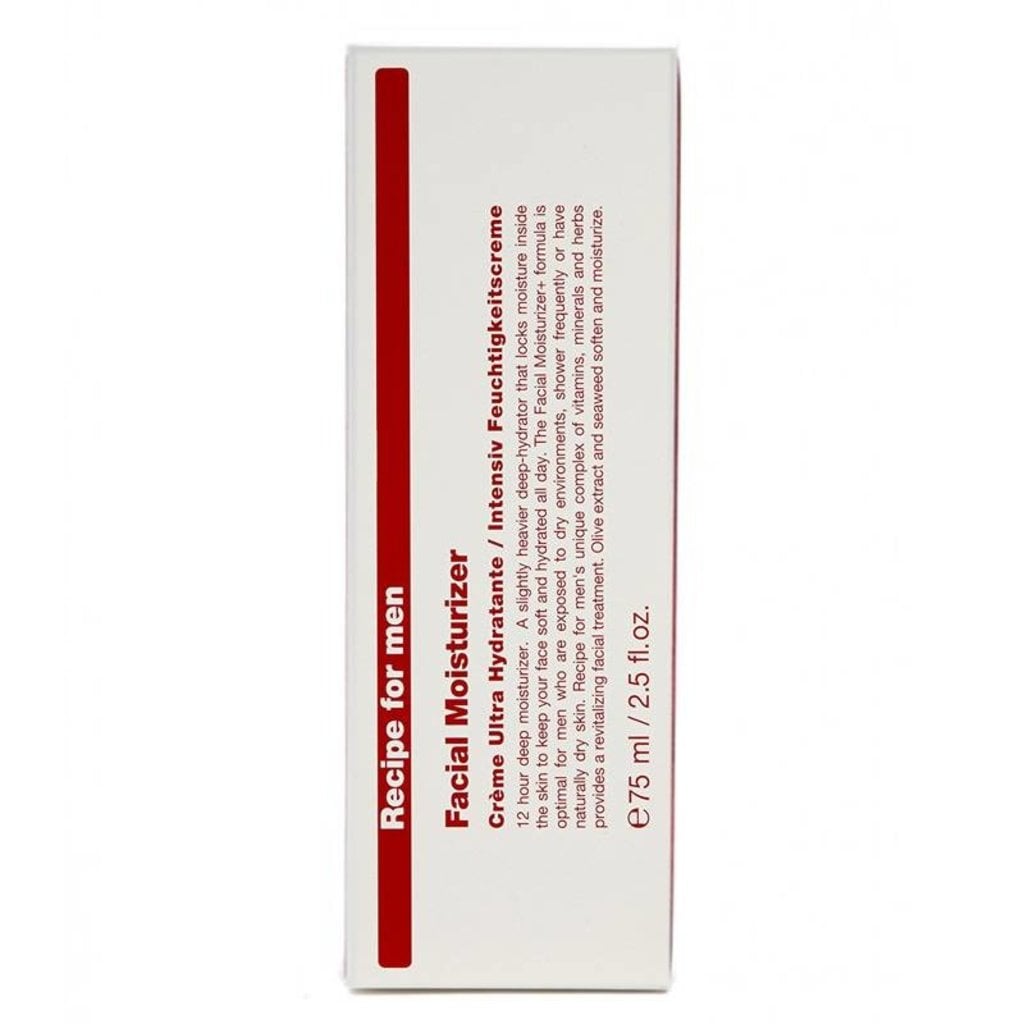 Recipe for Men Facial Moisturizer 75ml, tweede productfoto