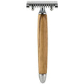 Fatip Safety Razor - Olijfhout, open kam