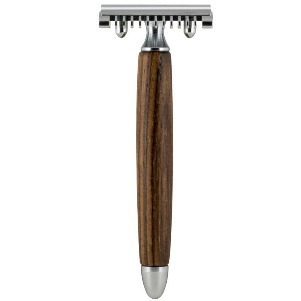 Fatip Safety Razor - Zebrano, open kam