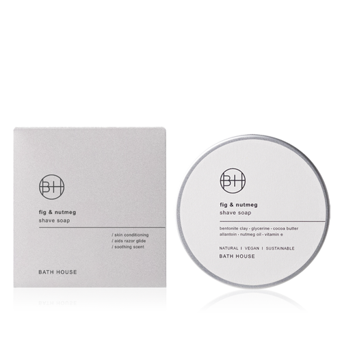 Bath House Fig & Nutmeg Scheerzeep 200g