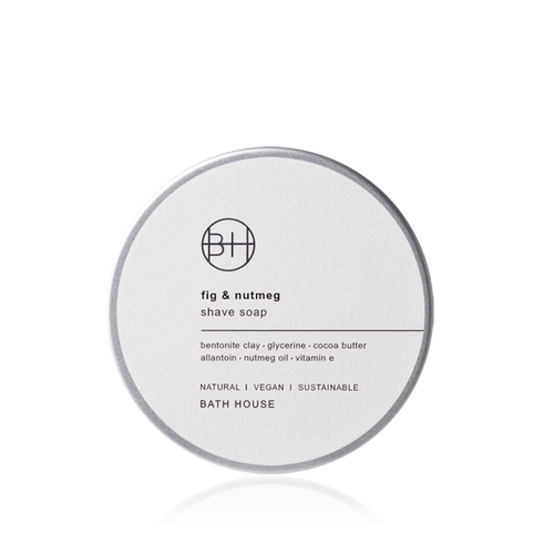 Bath House Fig & Nutmeg Scheerzeep 200g, tweede productfoto