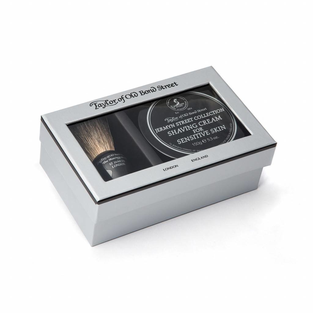 Taylor of Old Bond Street Giftbox scheerkwast en scheercrème Jermyn Street