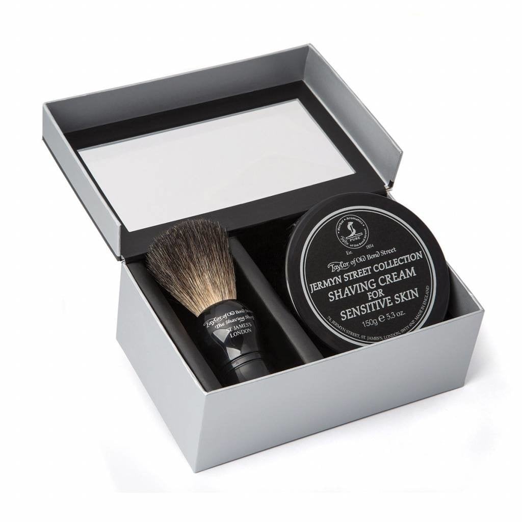 Taylor of Old Bond Street Giftbox scheerkwast en scheercrème Jermyn Street, tweede productfoto