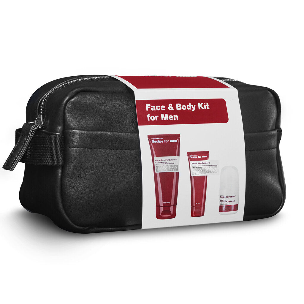 Recipe for Men Giftset Face & Body Kit
