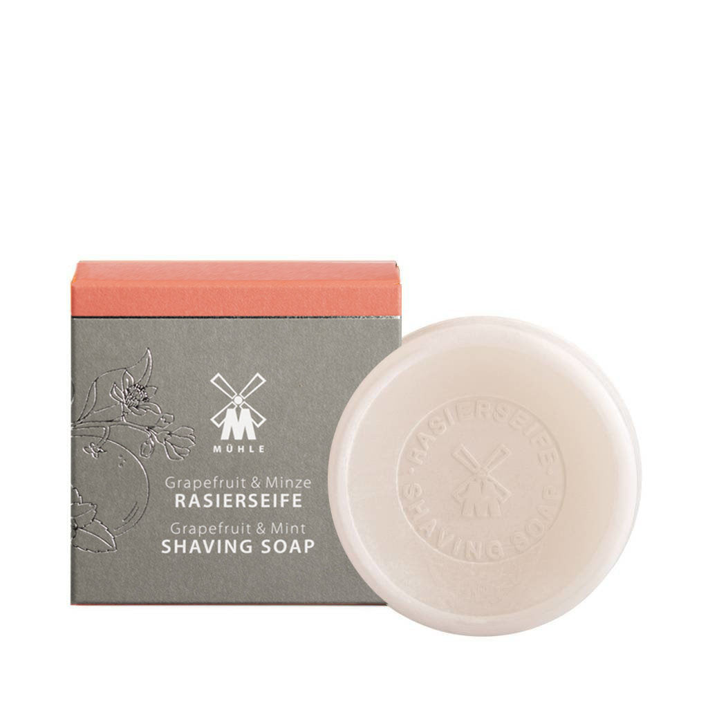Mühle Grapefruit & Mint Scheerzeep 65g Navulling