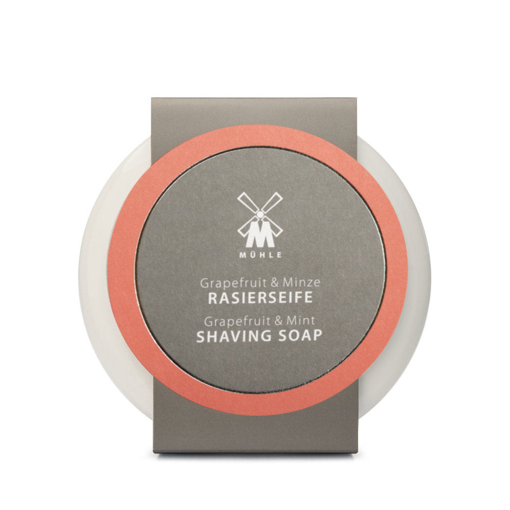 Mühle Grapefruit & Mint Scheerzeep 65g