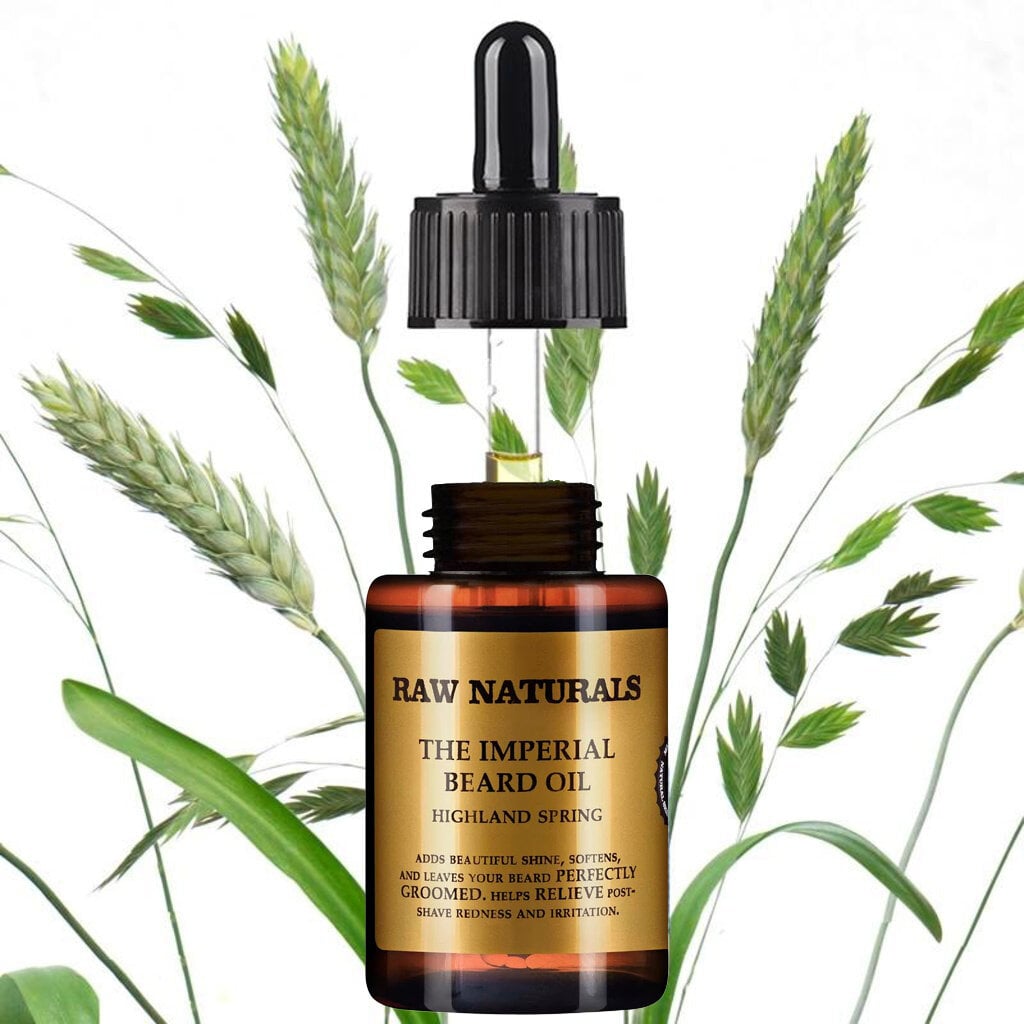 RAW Naturals Highland Spring Baard Olie 50ml, tweede productfoto