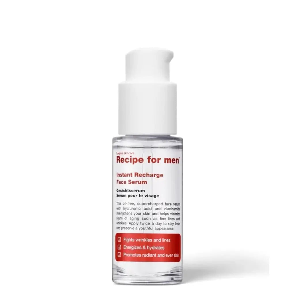 Recipe for Men Instant Recharge Face Serum 30ml