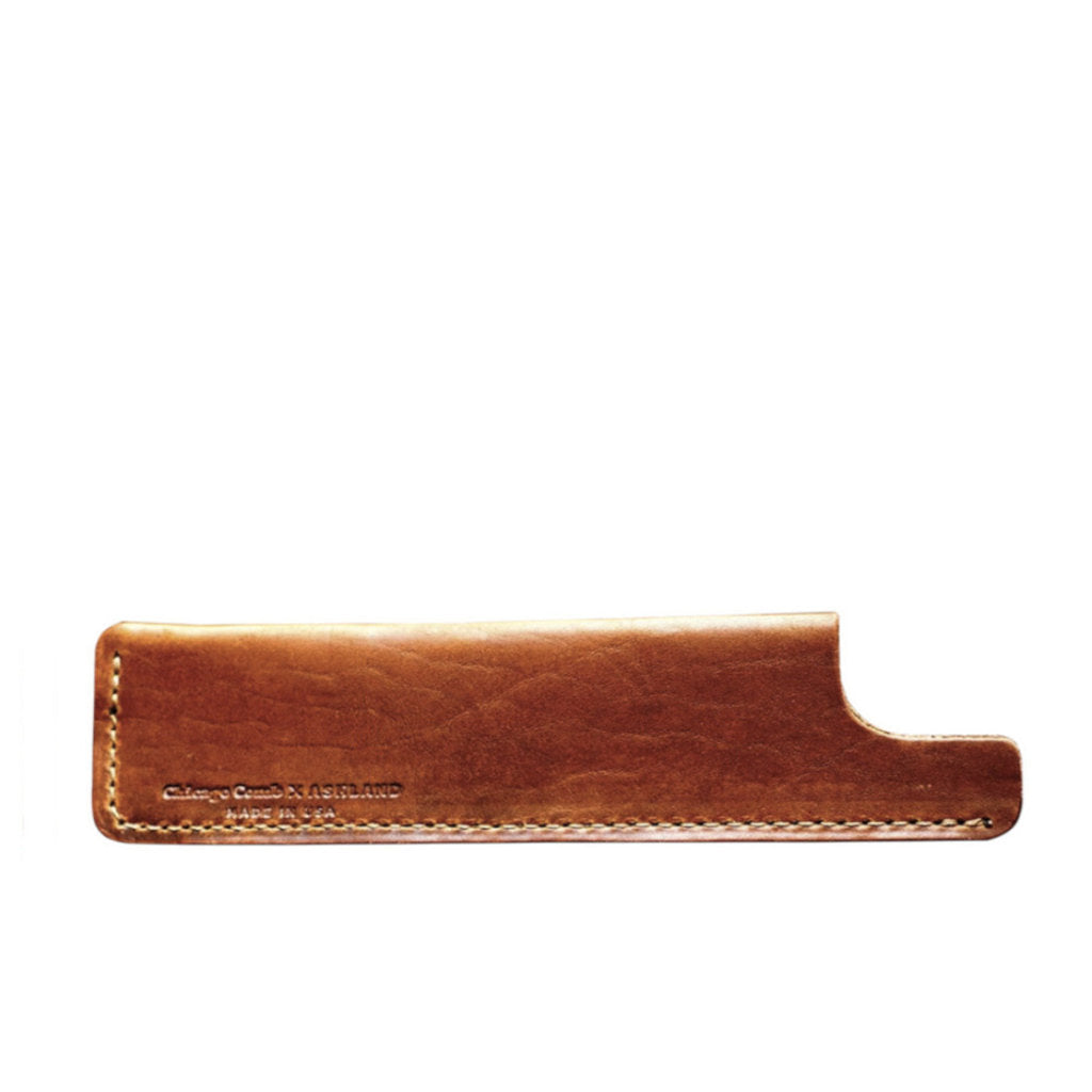 Chicago Comb Co. Kam Hoesje bruin small