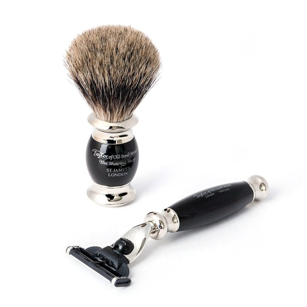 Taylor of Old Bond Street Mach3 - Pure Badger Scheerset, tweede productfoto