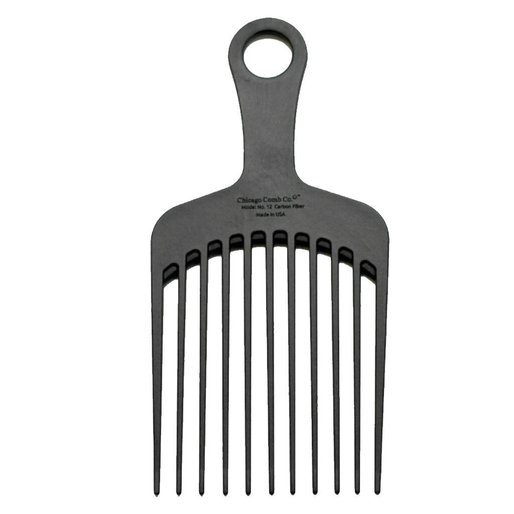 Chicago Comb Co. Model No. 12 Carbon Fiber