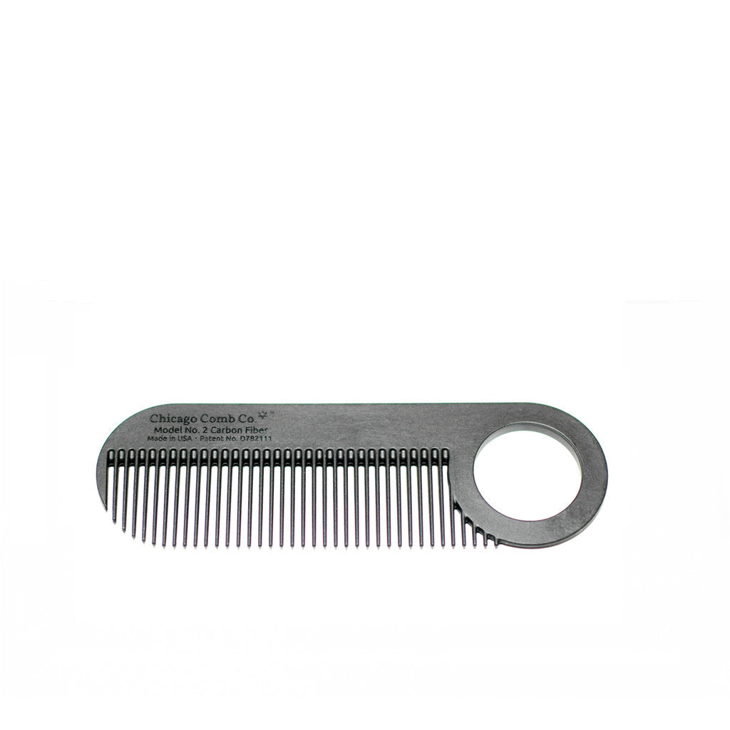 Chicago Comb Co. Model No. 2 Carbon Fiber