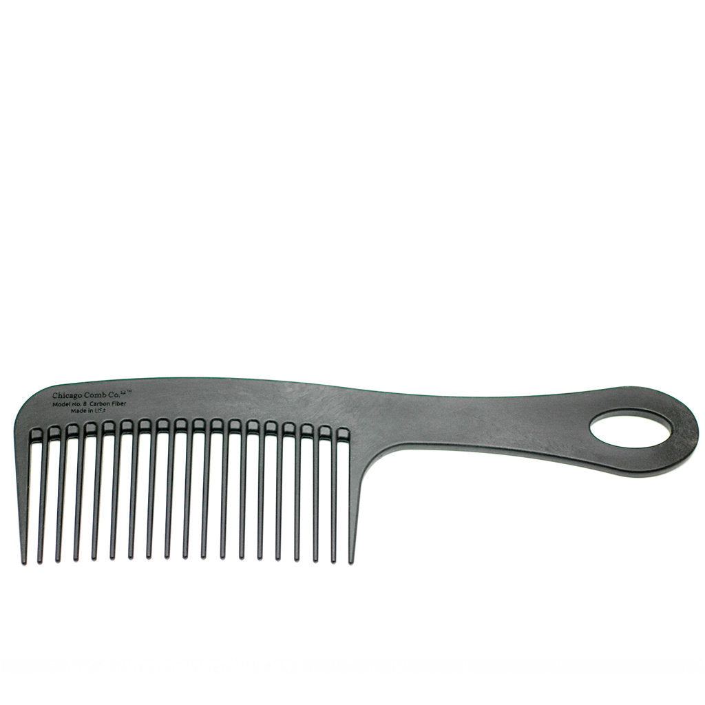 Chicago Comb Co. Model No. 8 Carbon Fiber