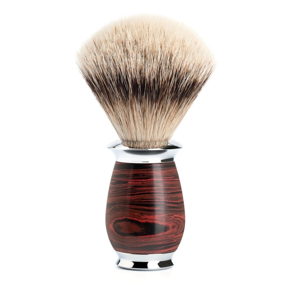 Mühle Scheerkwast Silvertip Dassenhaar - Ebonite