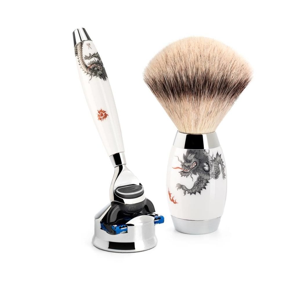 Mühle Scheerset Meissen Porselein - Saf.Razor & Dashaar