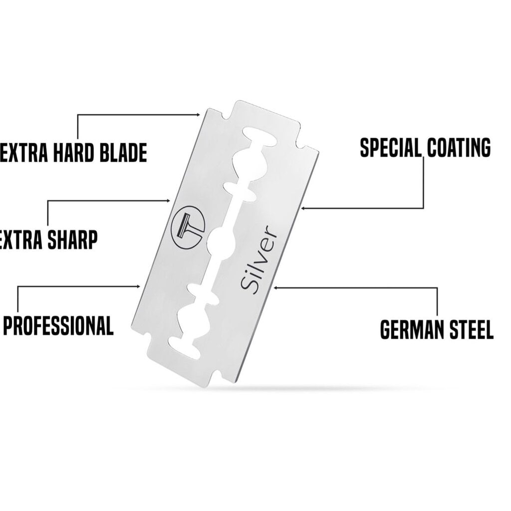 My-Blades 100 Double Edge Blades Silver (10x10), tweede productfoto