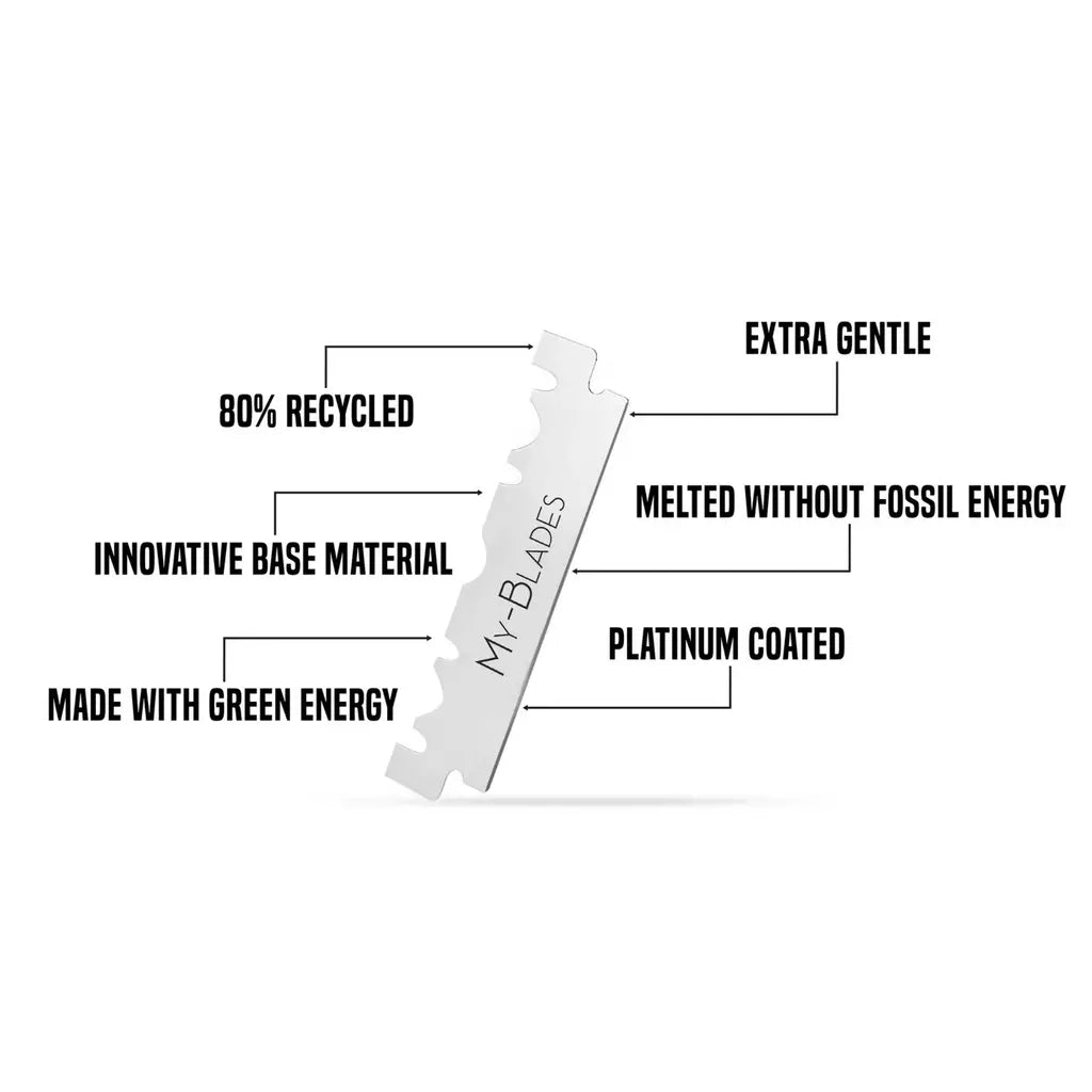 My-Blades 100 Single Edge Blades Platinum, tweede productfoto