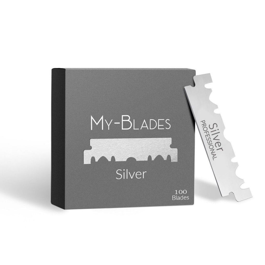 My-Blades 100 Single Edge Blades Silver, derde productfoto