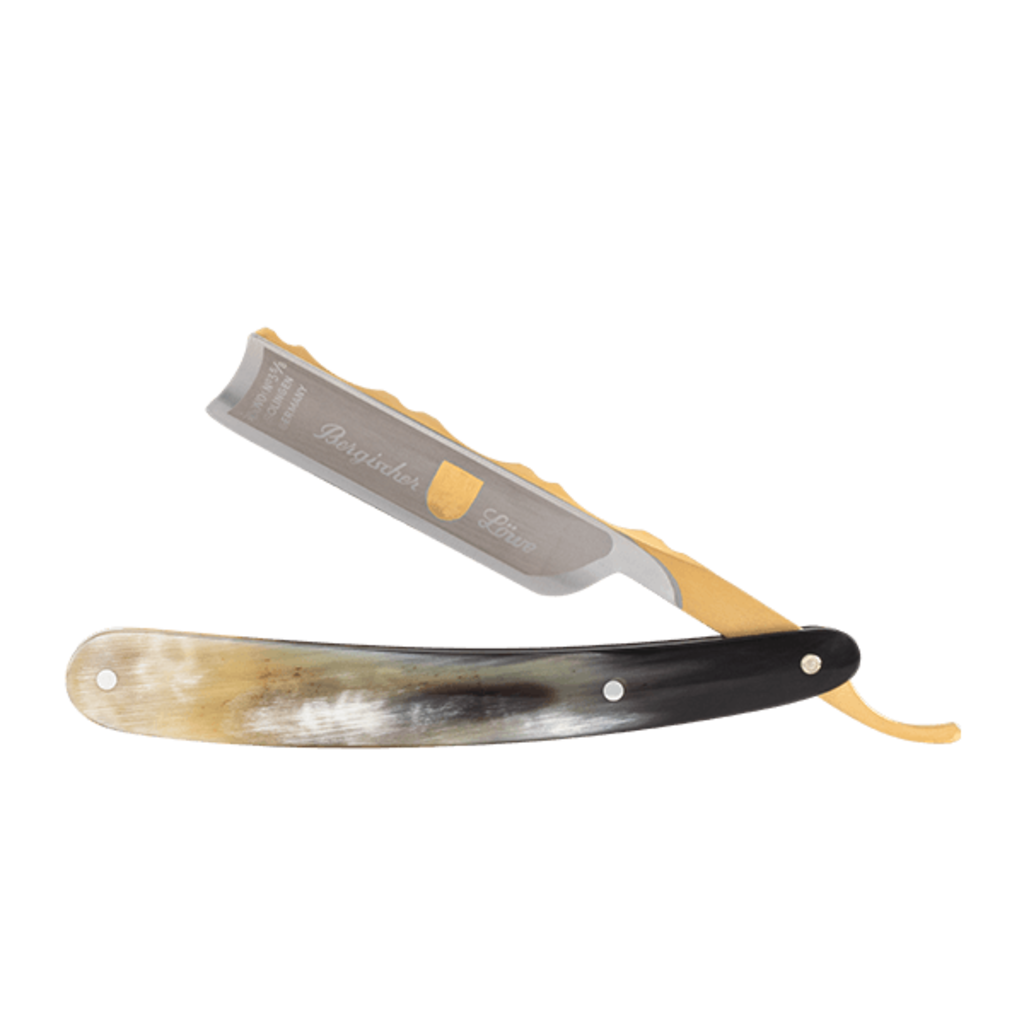 Dovo Open scheermes 5/8" Koehoorn - Bergischer Löwe
