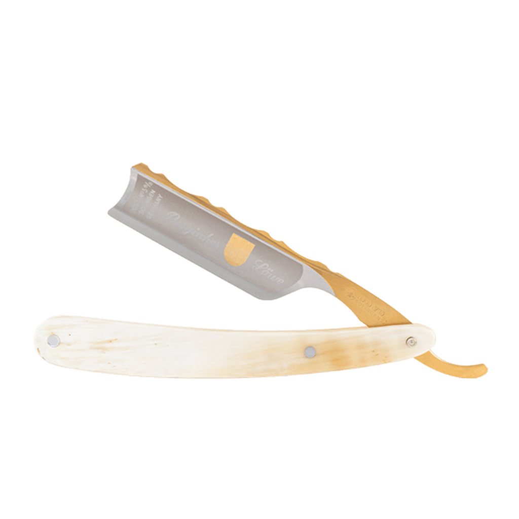 Dovo Open scheermes 6/8" Koehoorn- Bergischer Löwe