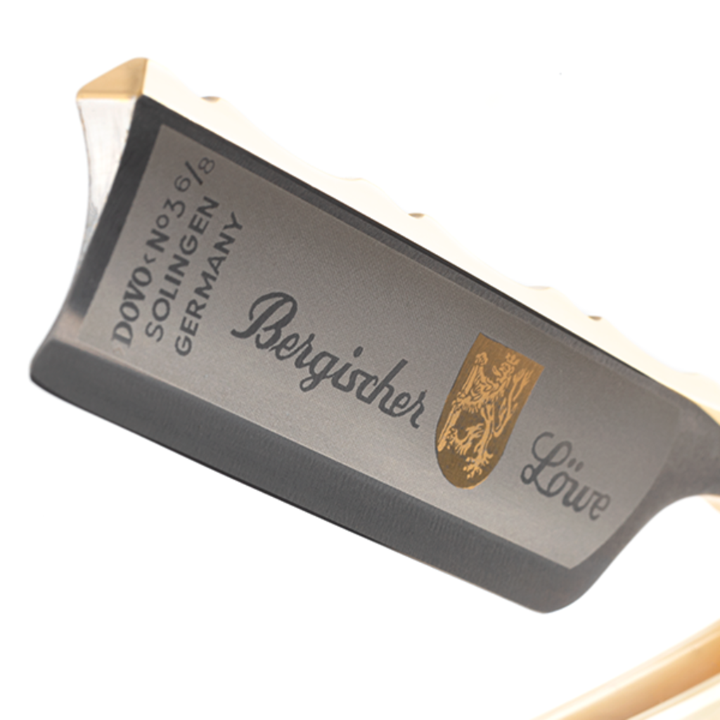 Dovo Open scheermes 6/8" Koehoorn- Bergischer Löwe, tweede productfoto