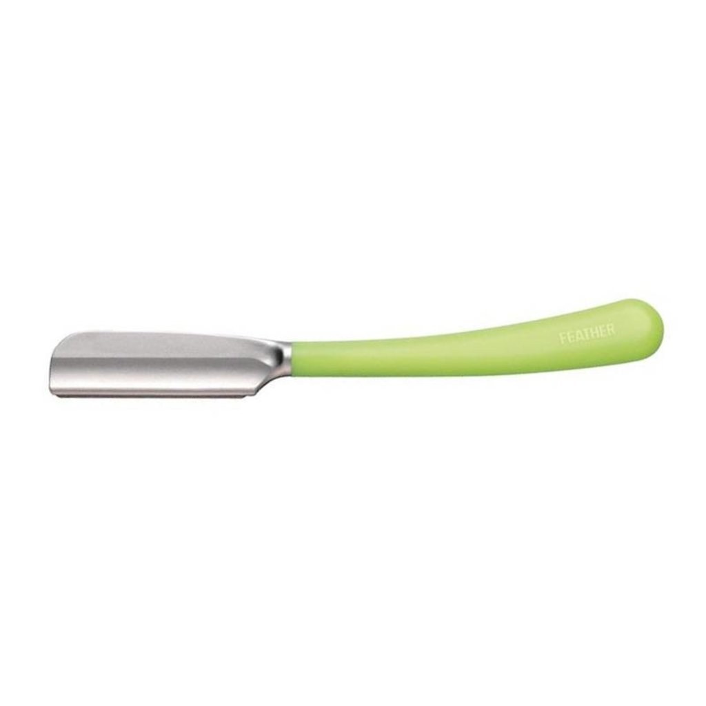 Feather Open scheermes SS Japanese - Lime