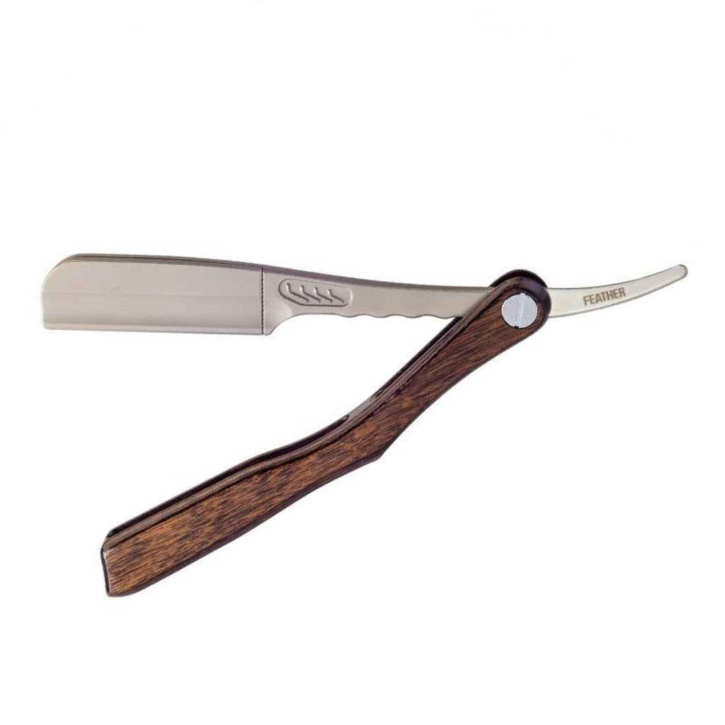 Feather Open scheermes SS - Scotch Wood