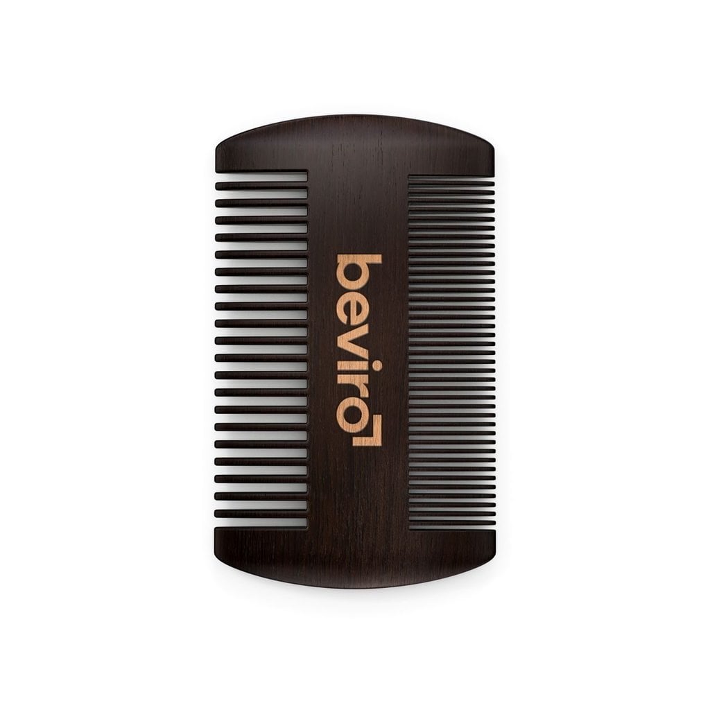 Beviro Pear Wood Beard Comb