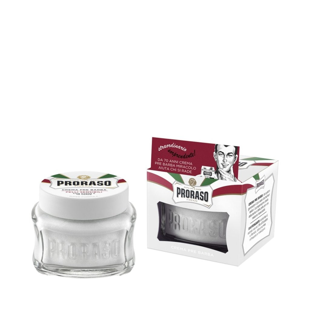 Proraso Pre-Shave Crème 100ml White - 6 stuks