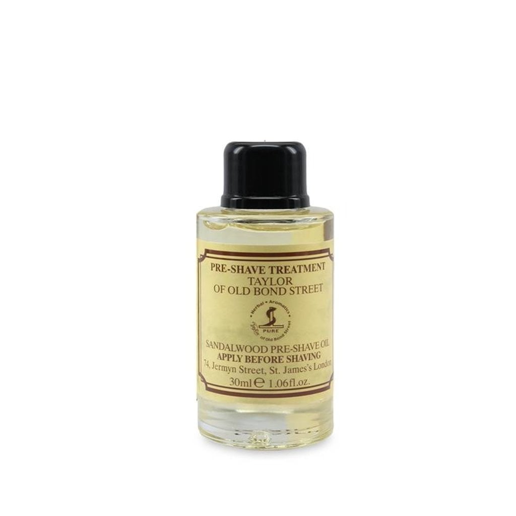 Taylor of Old Bond Street Pre shave Olie Sandalwood 30ml, tweede productfoto