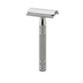 Feather Safety Razor - Mat Chroom, gesloten kam