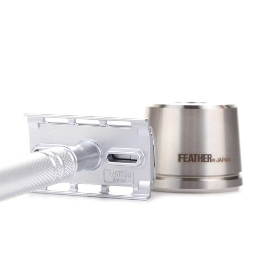 Feather Safety Razor - Mat Chroom, tweede productfoto