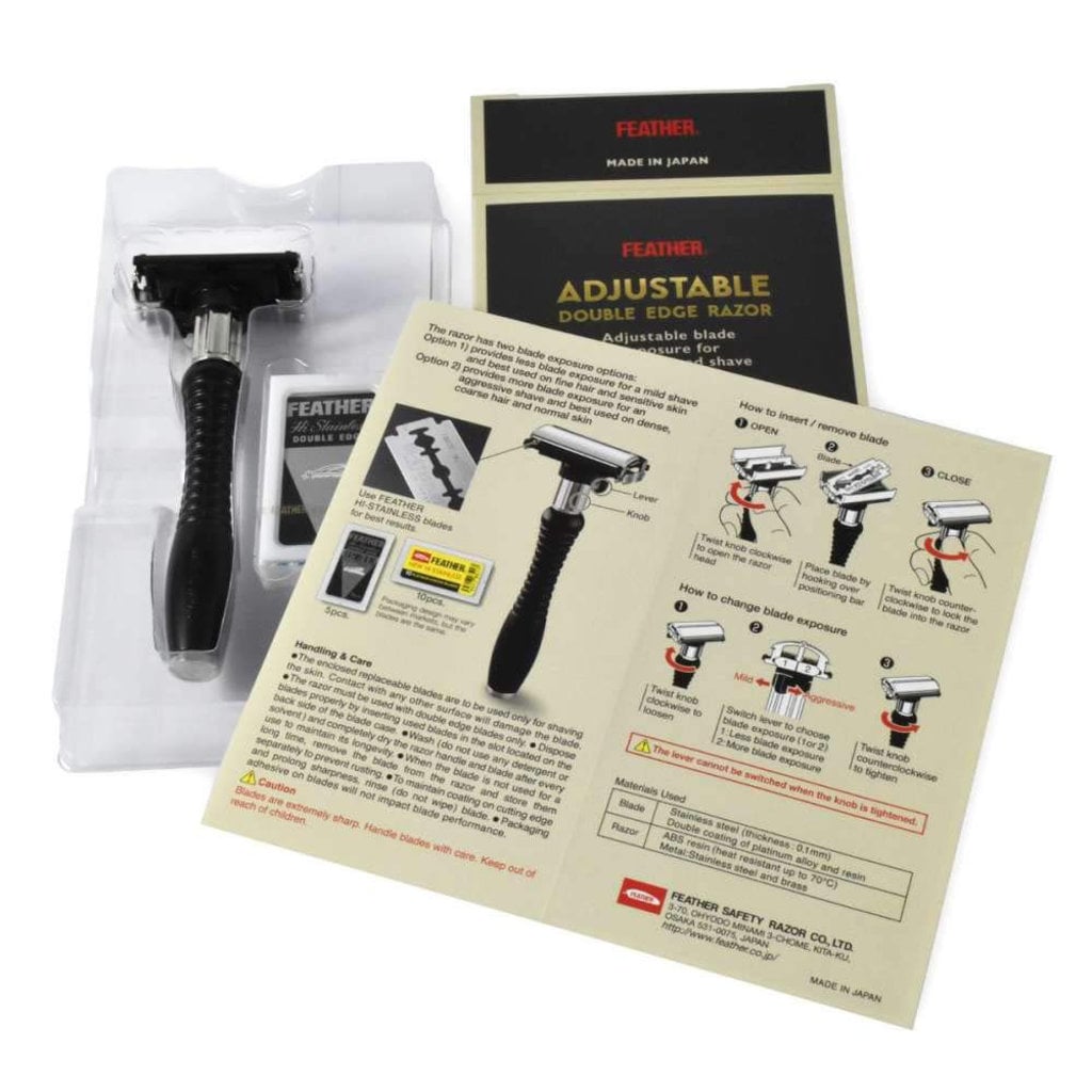 Feather Safety Razor - Verstelbaar Gesloten Kam, derde productfoto