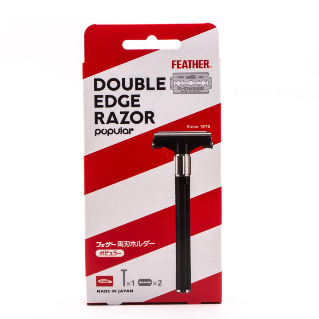 Feather Safety Razor - Vlindersluiting Gesloten Kam