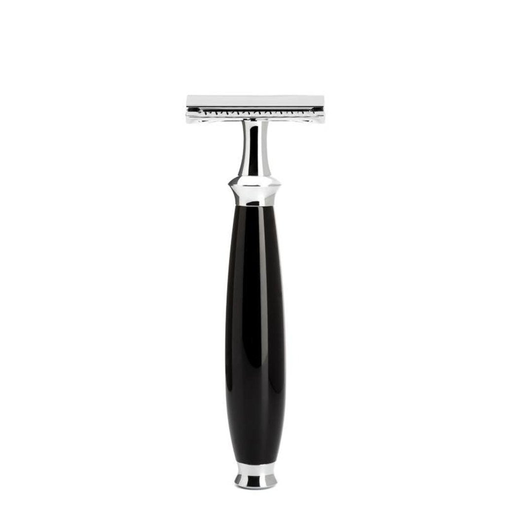 Mühle Safety Razor Purist - Zwart, gesloten kam