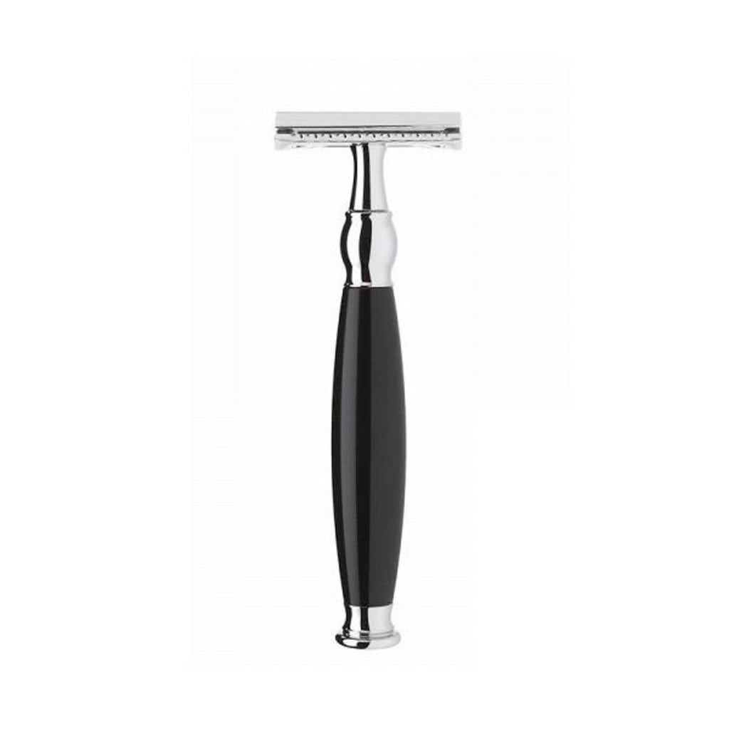 Mühle Safety Razor Sophist - Zwart, gesloten kam