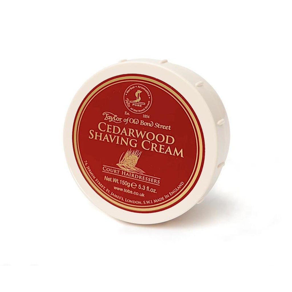 Taylor of Old Bond Street Scheercrème 150g Cedarwood, tweede productfoto
