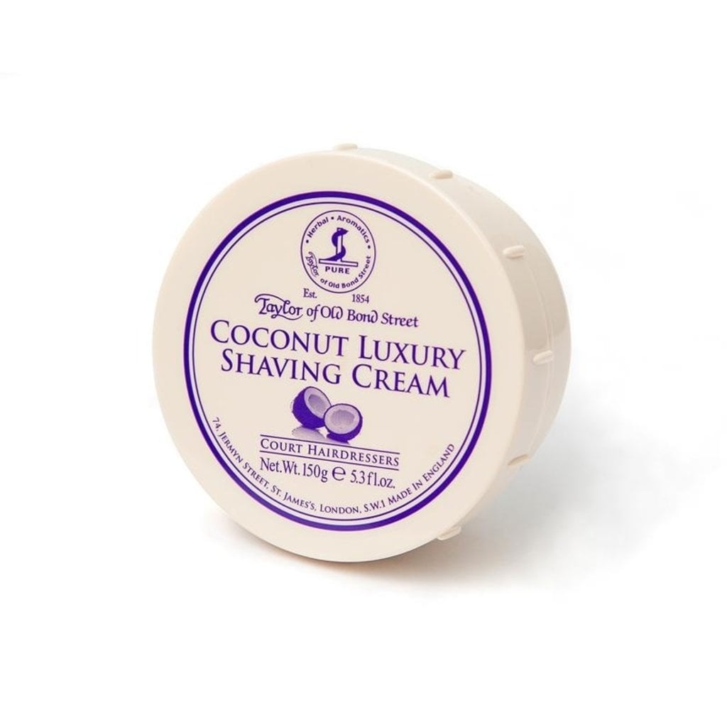 Taylor of Old Bond Street Scheercrème 150g Coconut, tweede productfoto