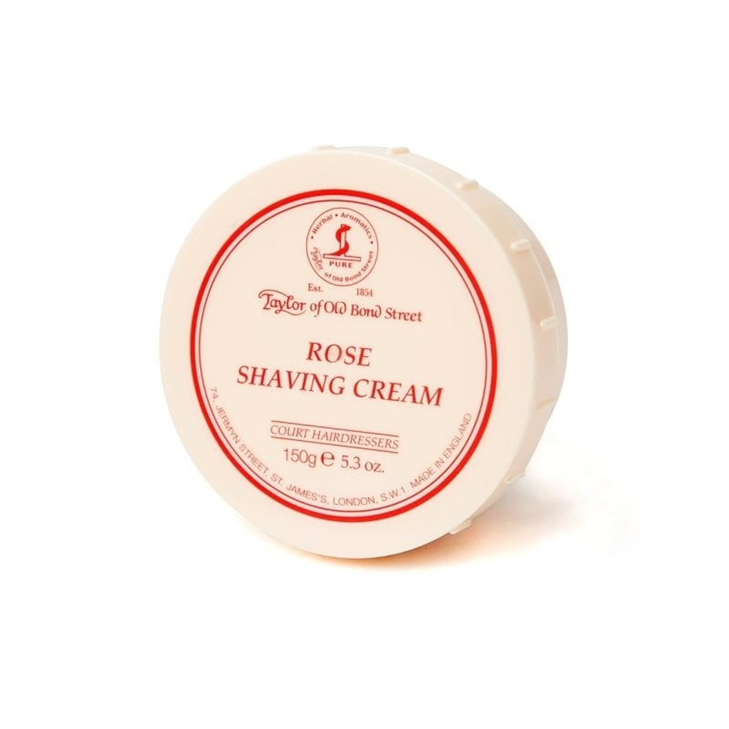 Taylor of Old Bond Street Scheercrème 150g Rose, tweede productfoto