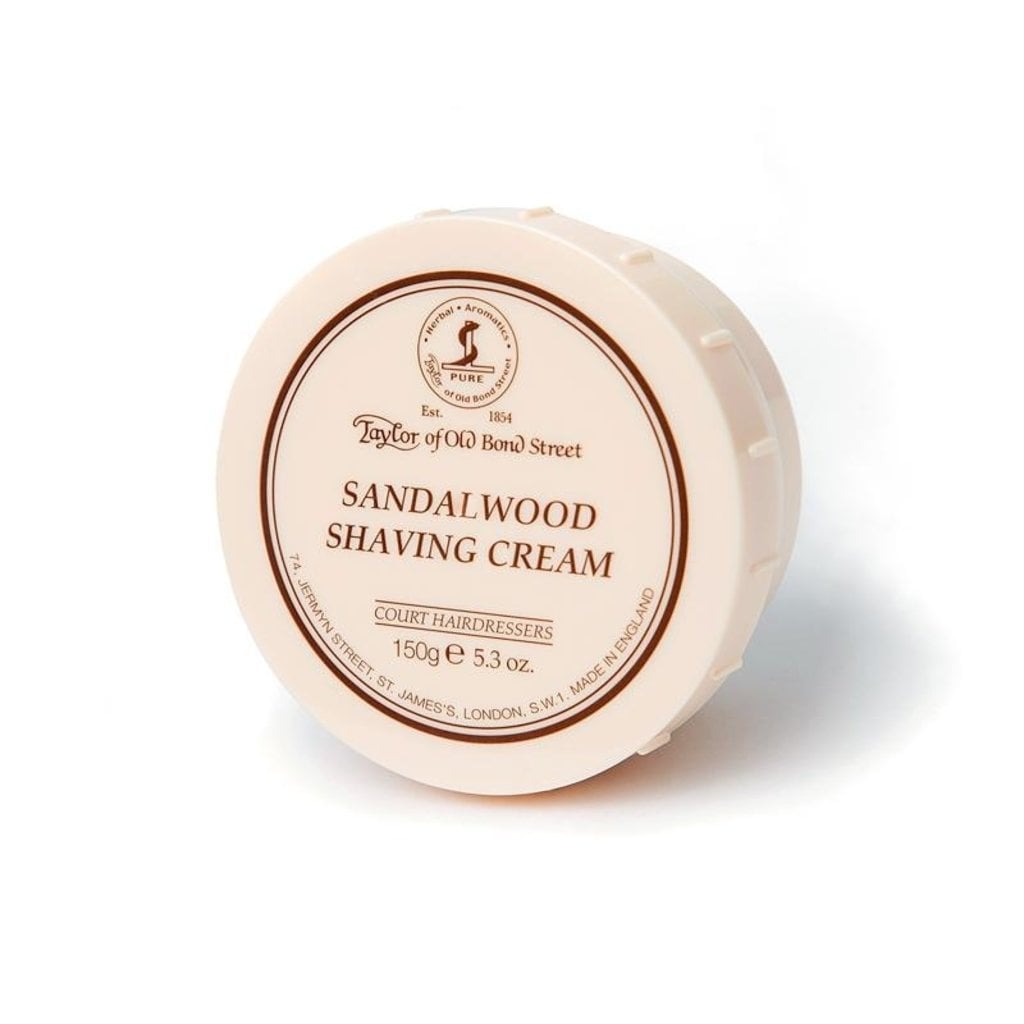 Taylor of Old Bond Street Scheercrème 150g Sandalwood, tweede productfoto