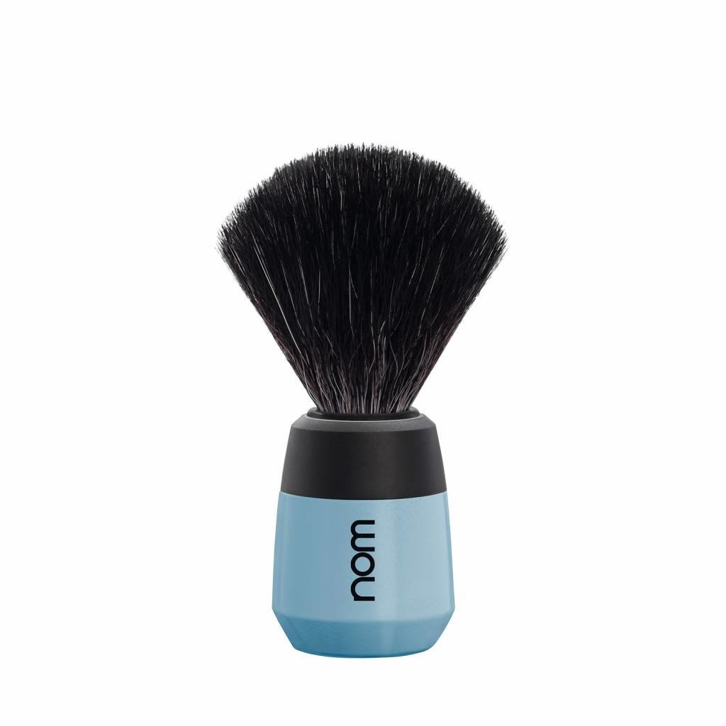 NOM Scheerkwast Black Fibre® - Blauw