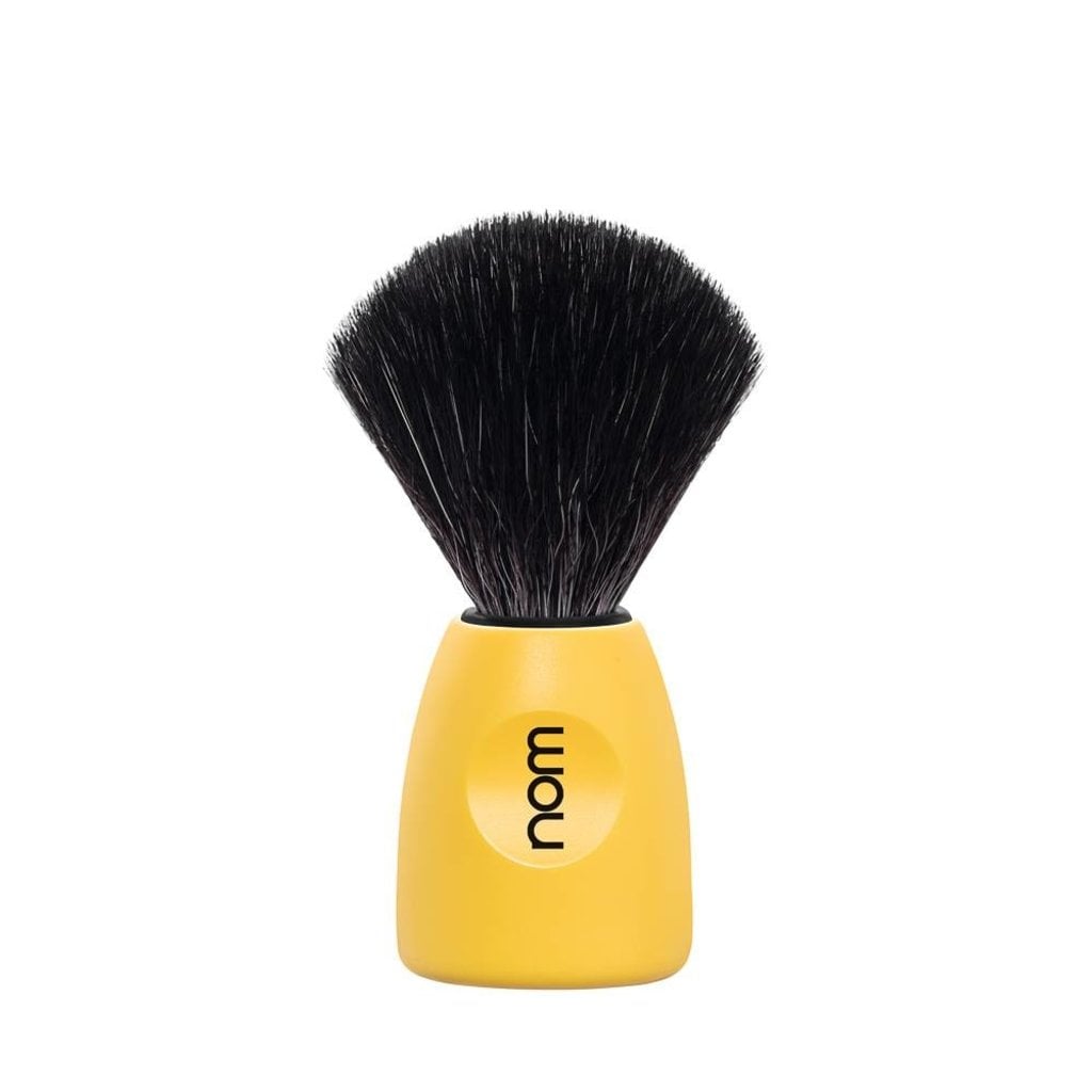 NOM Scheerkwast Black Fibre® - Geel