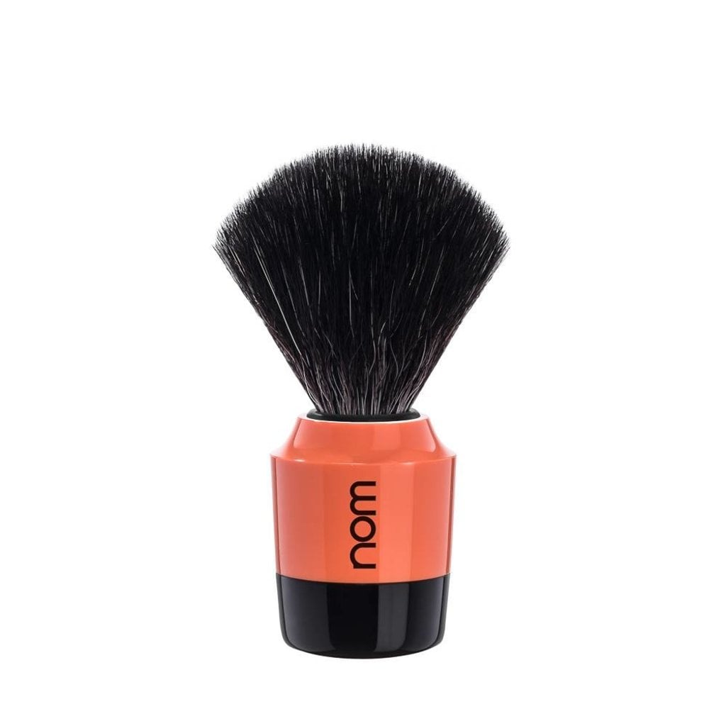 NOM Scheerkwast Black Fibre® - Koraal/Zwart