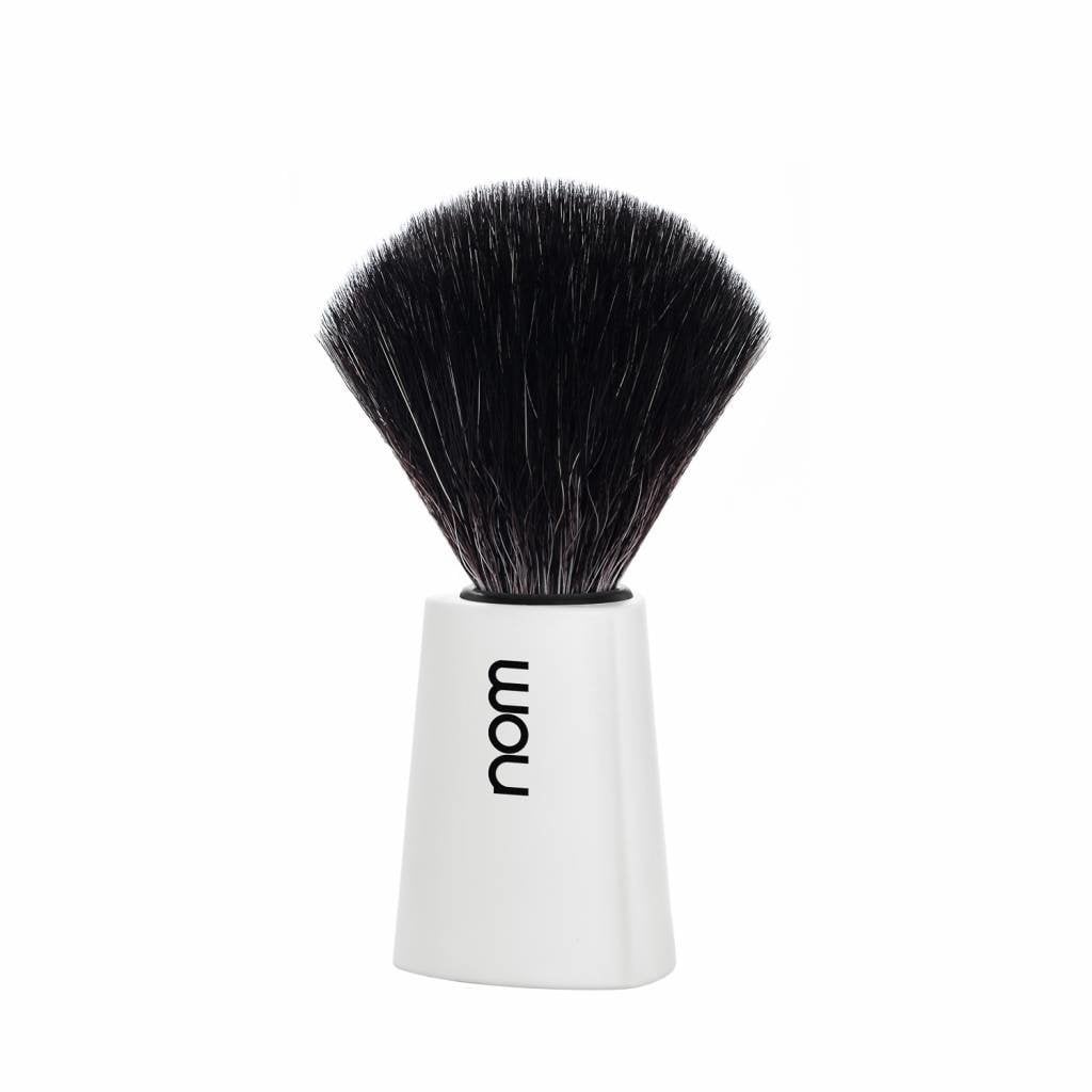 NOM Scheerkwast Black Fibre® Carl - Wit, tweede productfoto